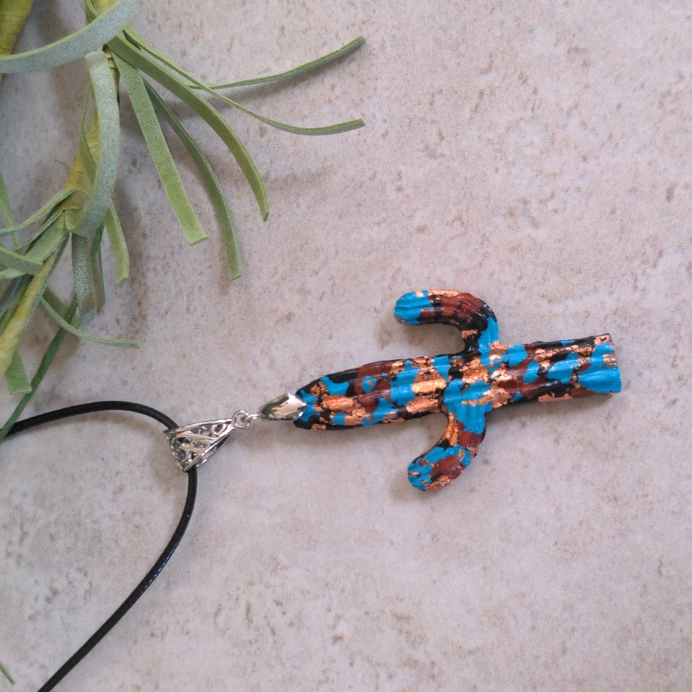 Saguaro Cactus Necklace